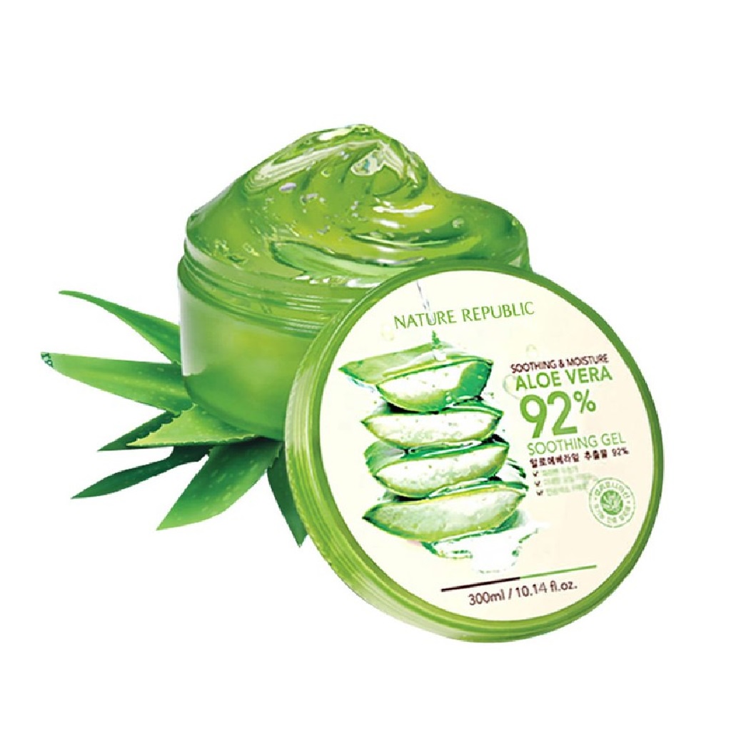 Gel Lô Hội Dưỡng Đa Năng Nature Republic Soothing &amp; Moisture Aloe Vera 92% Soothing Gel 300ml