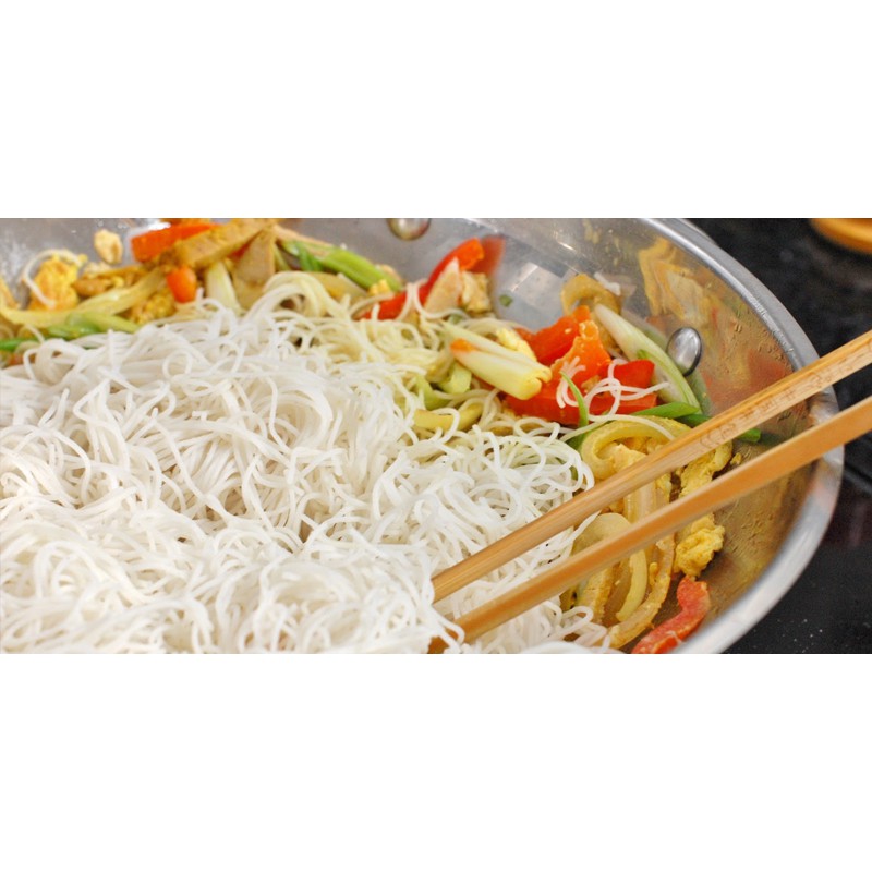 BÚN GẠO KHÔ GIA BẢO 500GR, BÚN GẠO XÀO HÀNG XUẤT KHẨU CH U U, loại xuất khẩu đạt chuẩn quốc tế