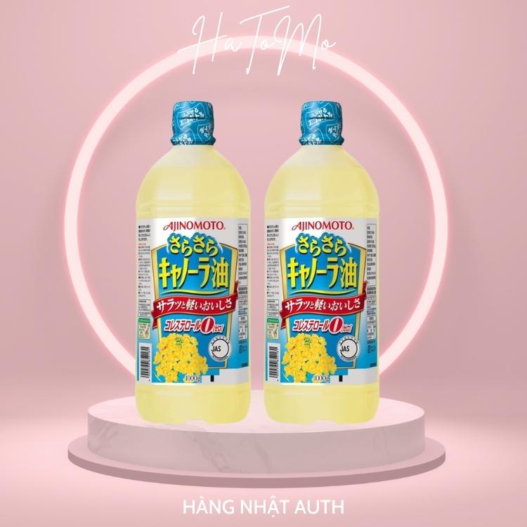 [Date Mới] Dầu ăn hoa cải Ajinomoto 1000ml hàng Nhật nội địa chiết xuất hoa cải Nhật