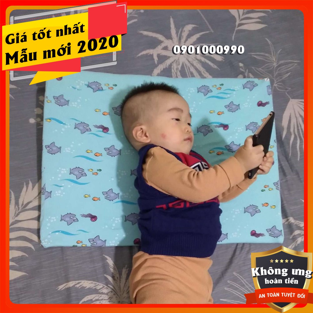 ⚡RẺ VÔ ĐỊCH⚡Gối chống trào ngược cho bé Babibo siêu rộng 60cm siêu thoải mái