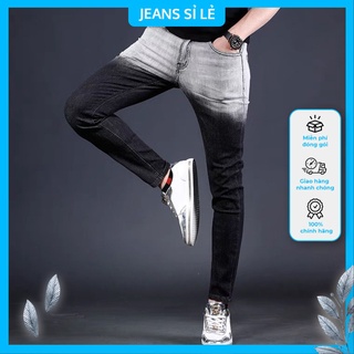 Quần jean nam dài chất bò loang màu đen phong cách trẻ trung năng động – Shop jean sỉ lẻ
