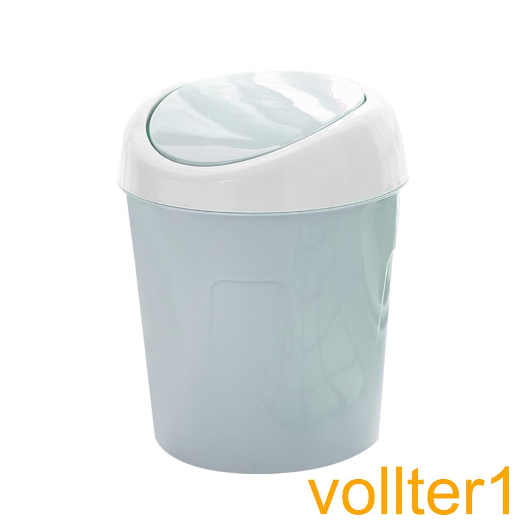 Thùng rác để bàn nắp lật bằng nhựa nhỏ gọn cho phòng khách gia đình