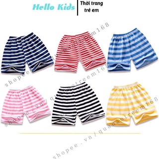Quần chục đùi kẻ cho bé trai, bé gái 6-18kg