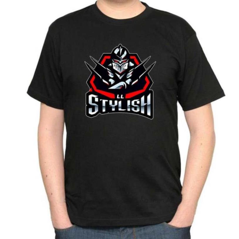 Áo thun LMHT màu đen in logo LL Stylish Liên Minh Huyền Thoại đẹp GIÁ TỐT 🎗️ !