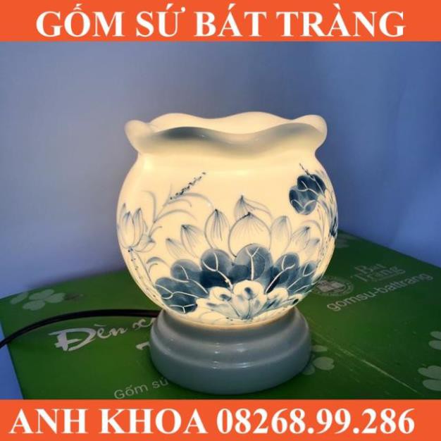 Đèn tinh dầu dùng thờ cúng - Gốm sứ Bát Tràng Anh Khoa