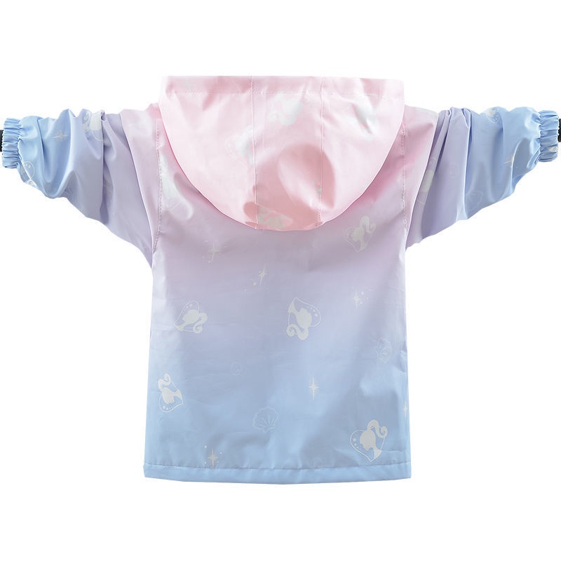 Áo khoác IQ ANGEL màu sắc gradient thời trang xuân thu cho bé gái