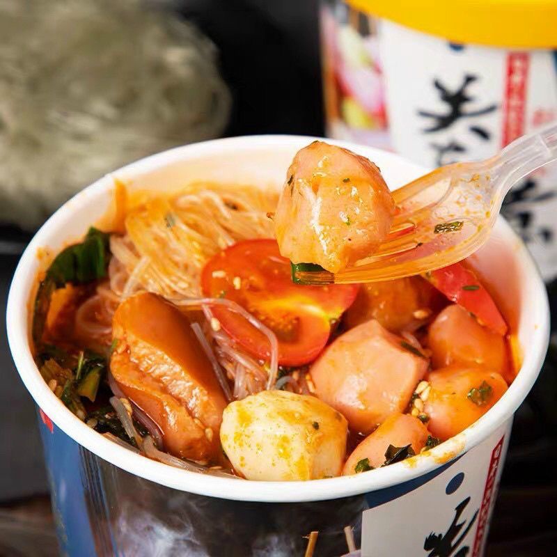 Sẵn- Lẩu cốc viên hải sản hongkong full topping sẵn sll | BigBuy360 - bigbuy360.vn