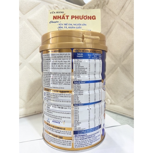 SỮA BỘT DIELAC ALPHA THƯỜNG SỐ 1, 2, 3, 4 ( LON 900g)