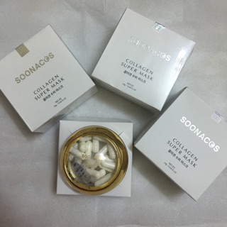 Hộp 20 viên mặt nạ nano collagen Soonacos da đep căng mướt như mông em bé