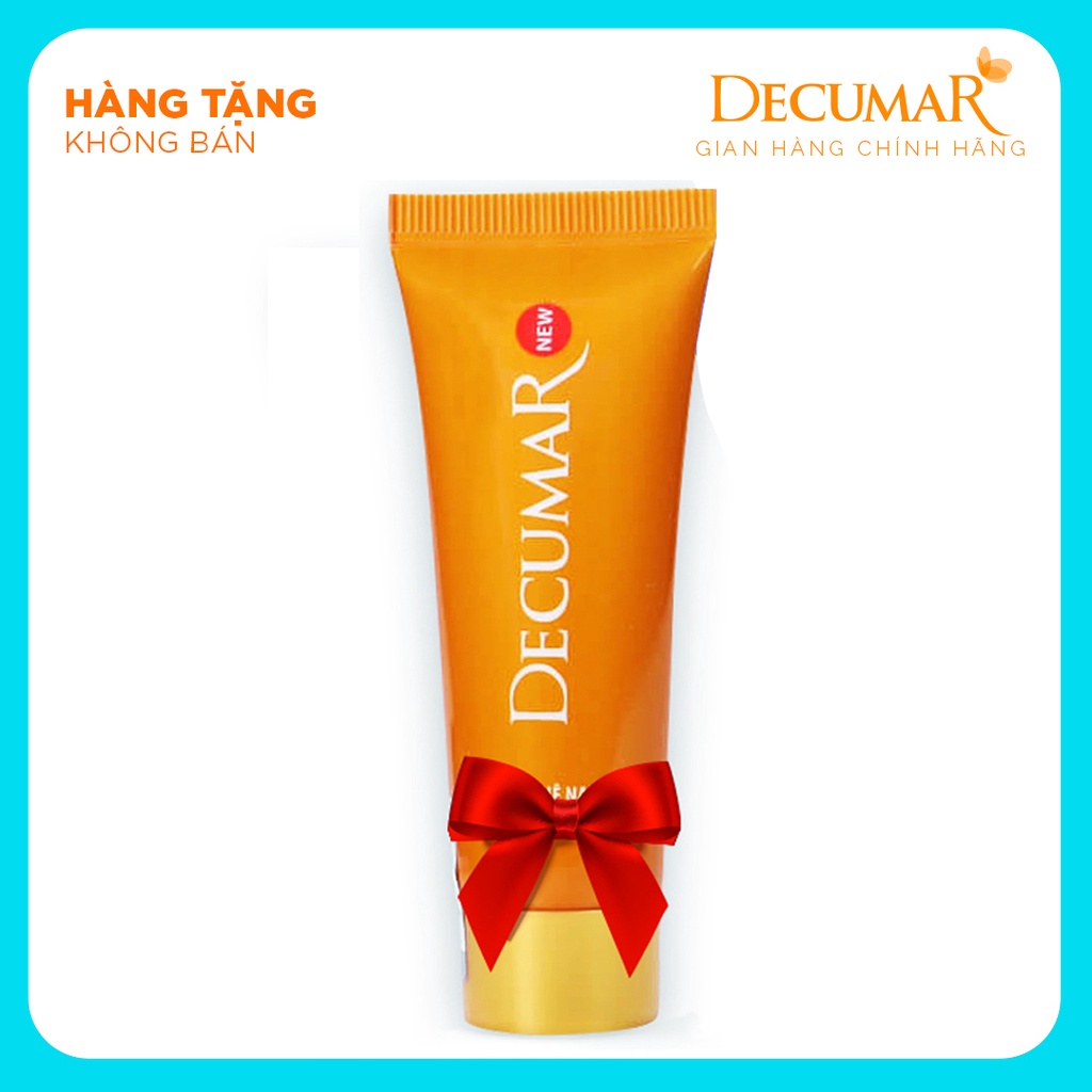 (GIFT- Hàng tặng không bán) Gel nano Nghệ Decumar New 5gr sạch mụn sáng da