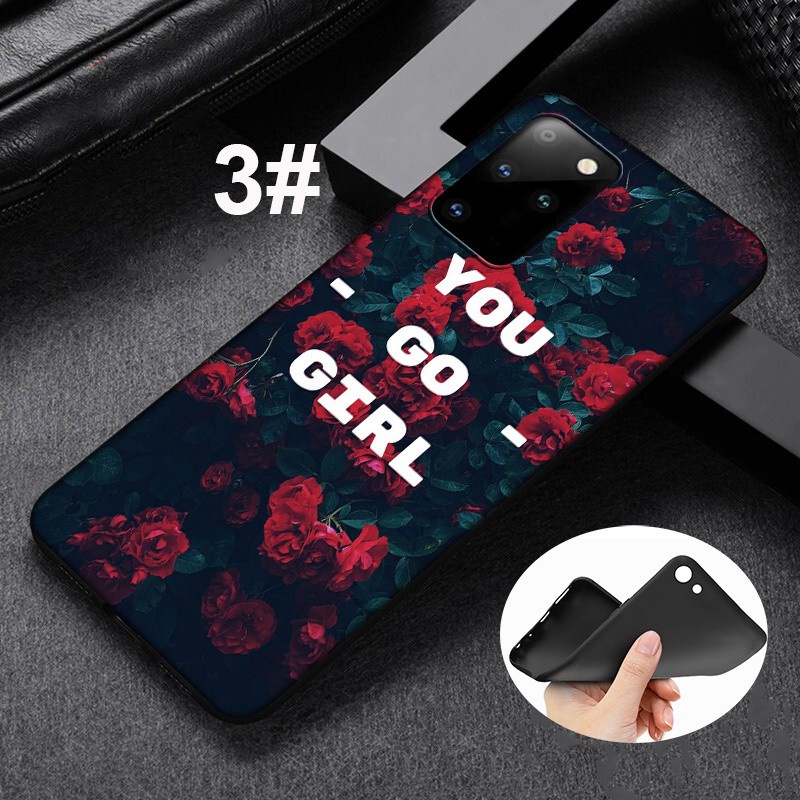 Samsung Galaxy S10 S9 S8 Plus S6 S7 Edge S10+ S9+ S8+ Soft Silicone Cover Phone Case Casing GR58 Inspirational Quotes Printed