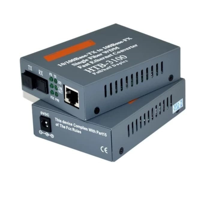 1 Bộ Chuyển Đổi Netlink Htb 3100 Fiber Optic Sang Lan Media Converter A + B