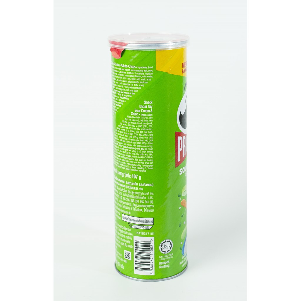 Khoai Tây Chiên Pringles Sour Cream &amp; Onion 107g