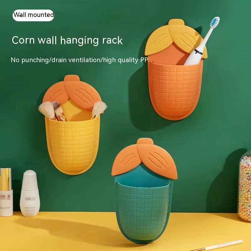 Giá Gắn Tường Hình Bắp Sáng Tạo Để Đựng Đũa Và Đũa Tiện Dụng