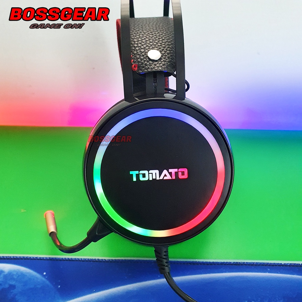 Tai Nghe Gaming Tomato SK53 RGB Vành tai lớn( Giả Lập Âm Thanh Vòm 7.1 LED RGB )