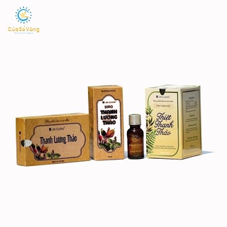 Cửa Sổ Vàng Combo Bảo Vệ Sức Khỏe 1 Thiệt Thanh Thảo, 1 Thanh Lương Thảo, 1 Tinh Dầu (Bộ 3 Hiệp Sĩ)