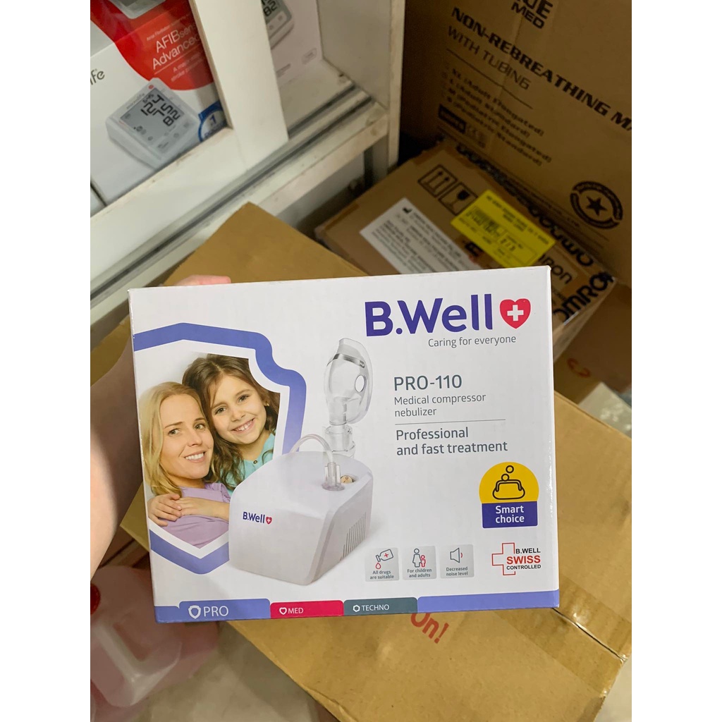 Máy xông khí dung mũi họng bwell pro-110