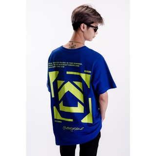 Áo Thun Oversize Unisex Colorful Kandi (Xanh, Đen)