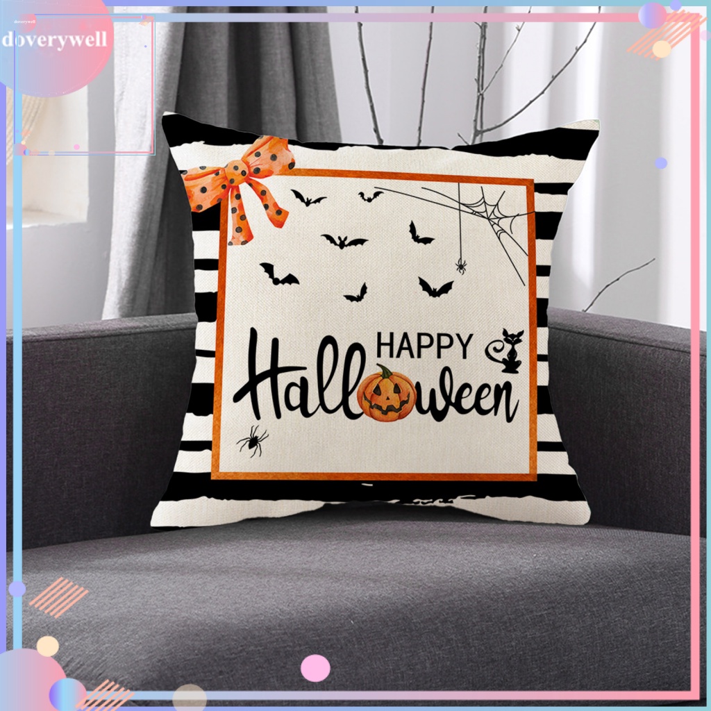 Vỏ Gối Tựa Lưng Ghế Sofa Cứng Thoáng Khí Trang Trí Halloween