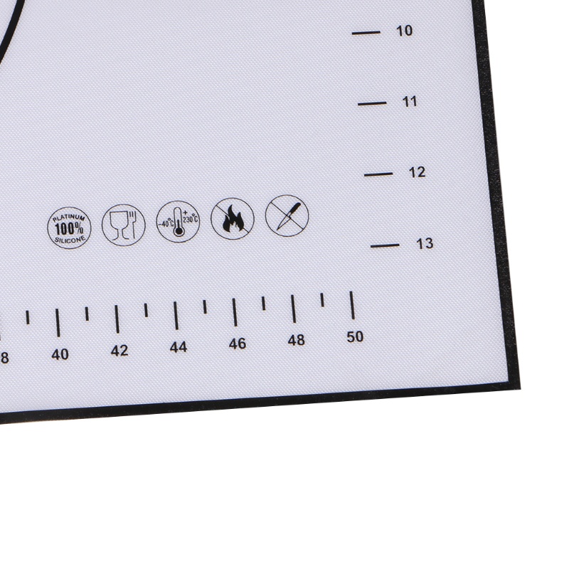 Thảm Silicone Nhào Bột Làm Bánh 60x40cm 2 Màu Sắc