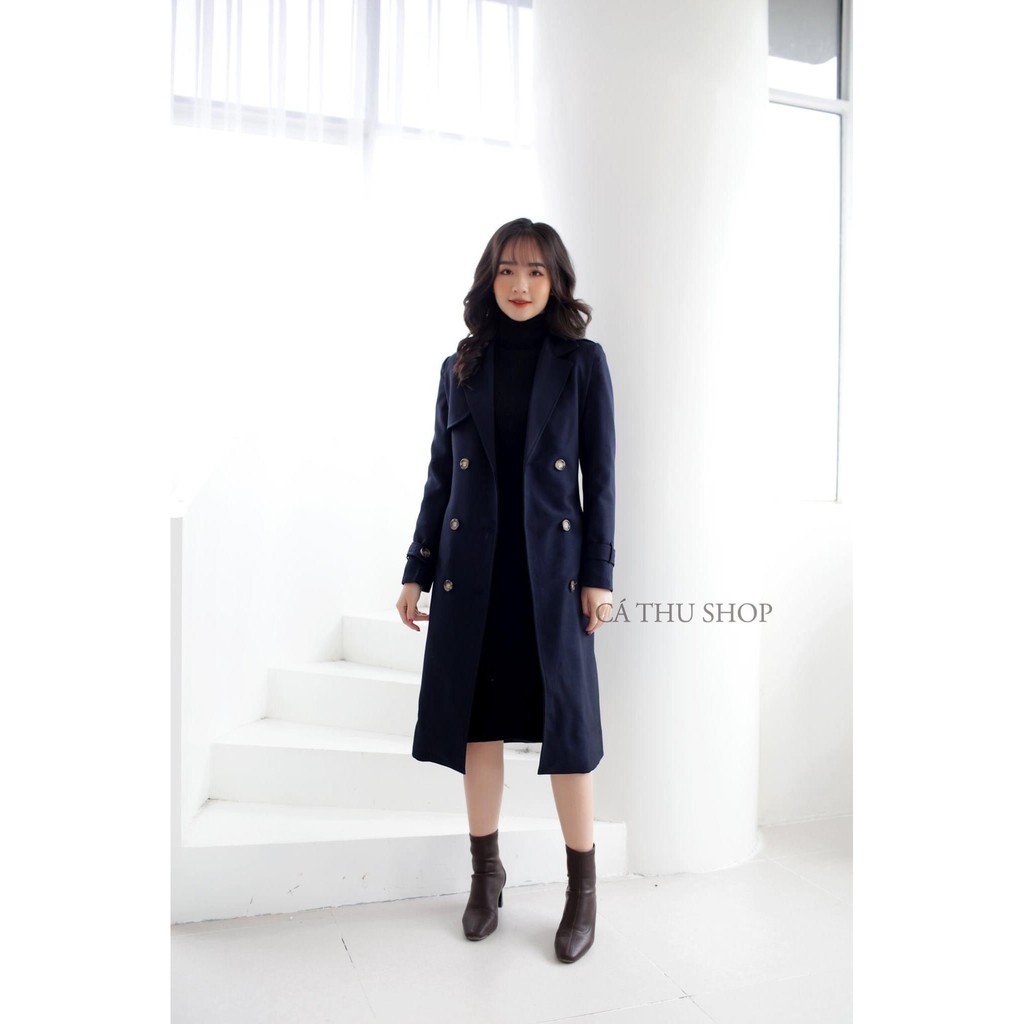 áo kaki dáng dài cao cấp