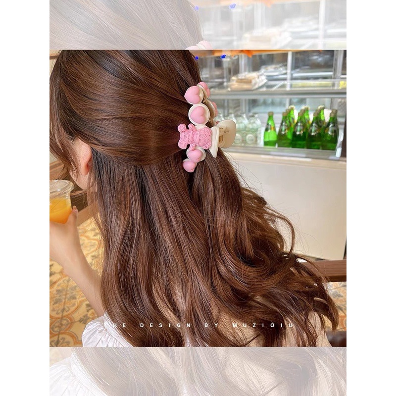 Kẹp tóc càng cua Vòng cung basic màu pastel nhẹ nhàng - dài 11cm  - Phong cách Hàn Quốc