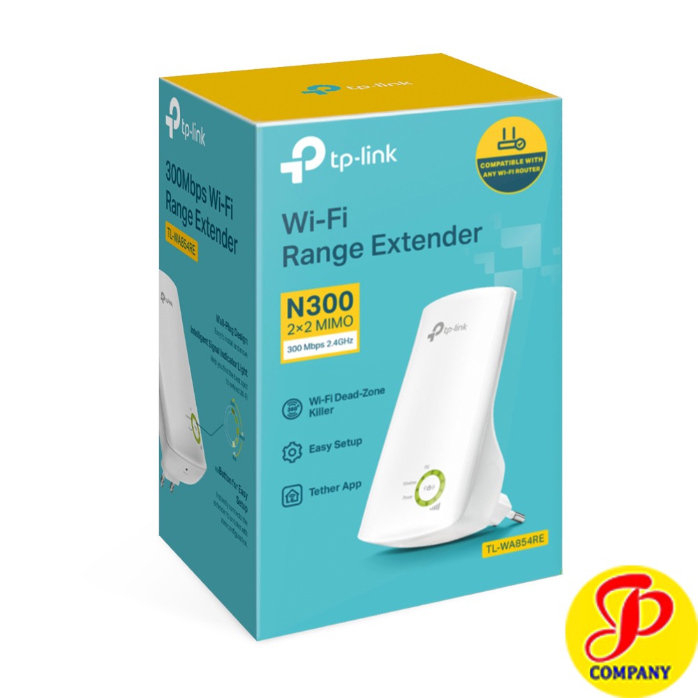 [Mã ELFLASH5 giảm 20K đơn 50K] Thiết bị mở rộng sóng Wifi TP-Link 854RE Chuẩn N Tốc Độ 300Mbps - Chính Hãng - Mới 100%