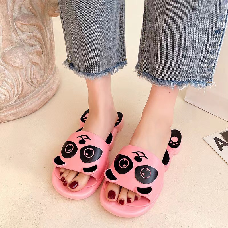 Dép nhựa đi trong nhà hình gấu trúc cute Dép Đi Trong Nhà Hình Gấu Trúc size 30-41