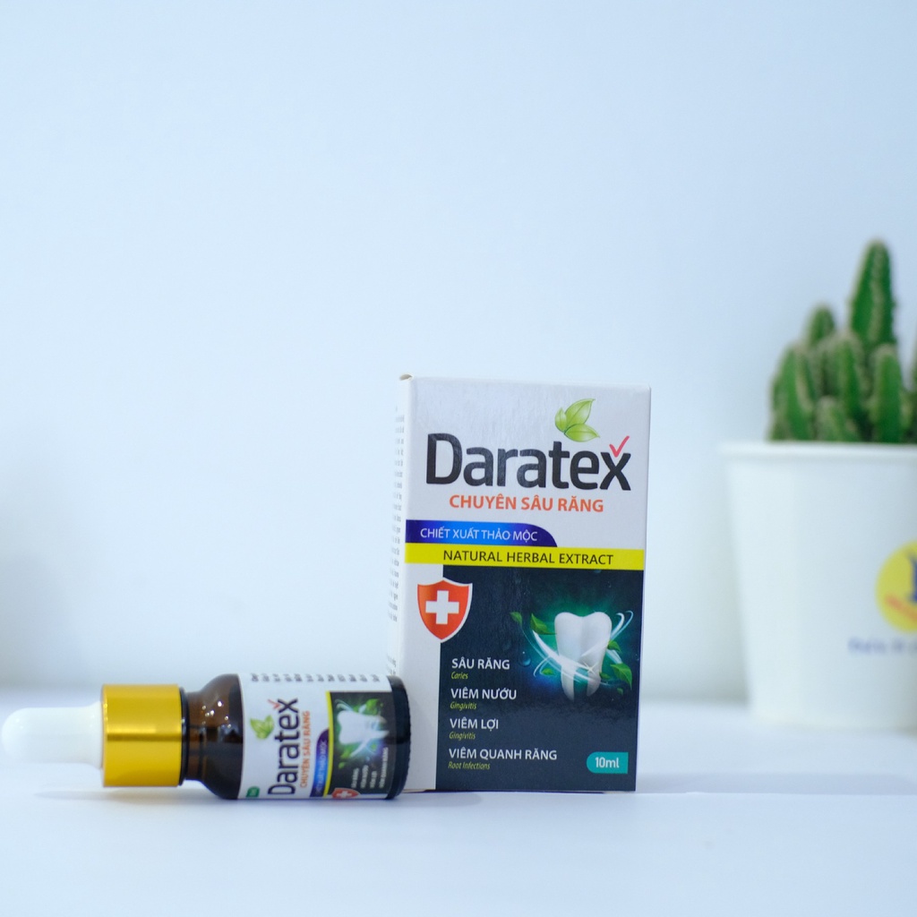 Chấm đau sâu răng DARATEX chiết xuất thảo dược - Làm dịu mát khi bị sâu răng, viêm nướu, viêm lợi - Nhà thuốc An Đức