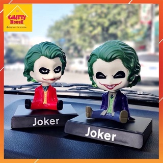 [XẢ KHO] Chibi lắc đầu JOKER kèm giá đỡ điện thoại trang trí Taplo - Decor bàn làm việc - Figure