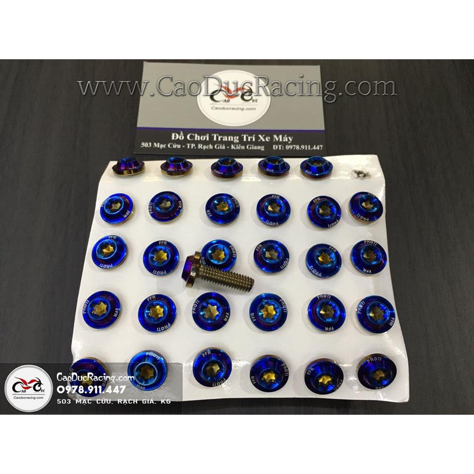 combo 5 con ốc proti - 6x20 - 6ly x 2cm