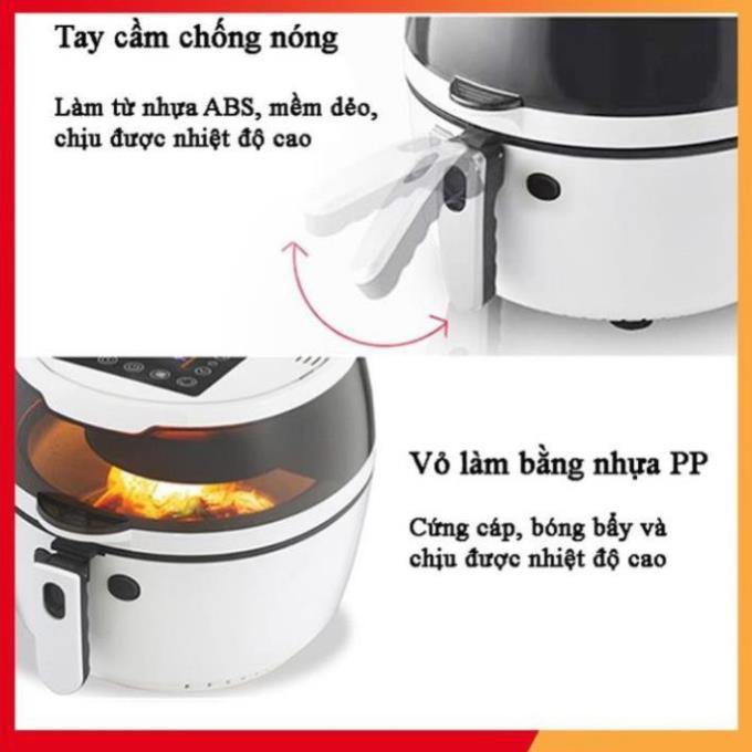 [SALE50%] NỒI CHIÊN KHÔNG DẦU NINE SHIELD DUNG TÍCH 8L [BẢO HÀNH 12 THÁNG]