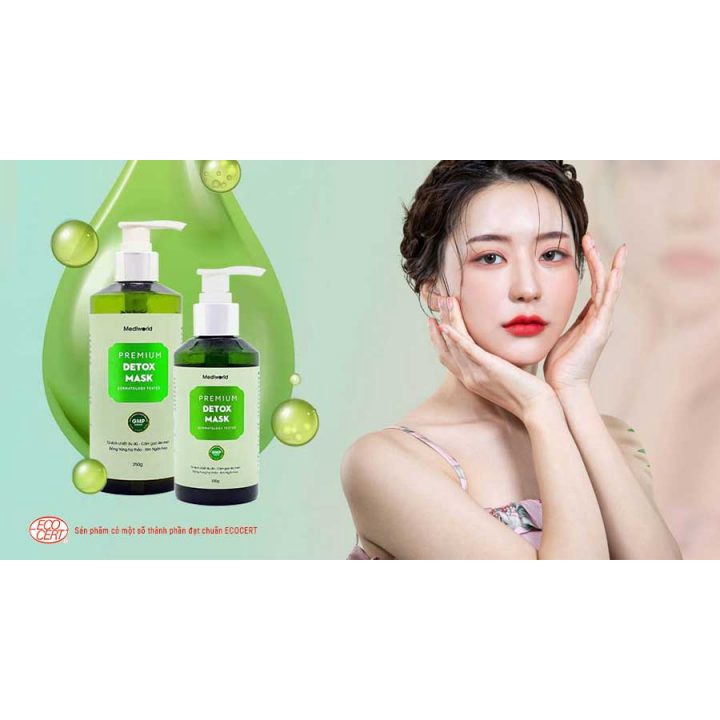 PREMIUM DETOX MASK MEDIWORLD - Mặt nạ thải độc dành cho da - Miền Thảo Mộc