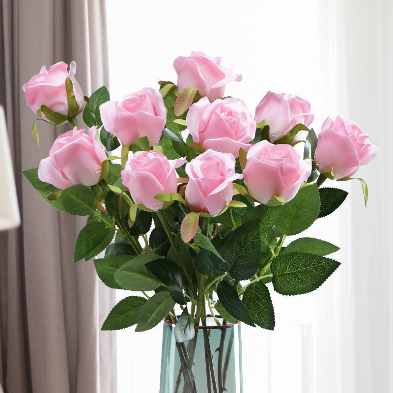 Hoa Hồng Nhân Tạo 48Cm Trang Trí Nội Thất Phòng Khách/Lễ Hội/Lễ Hội/Lễ Tình Nhân Dịp Năm Mới