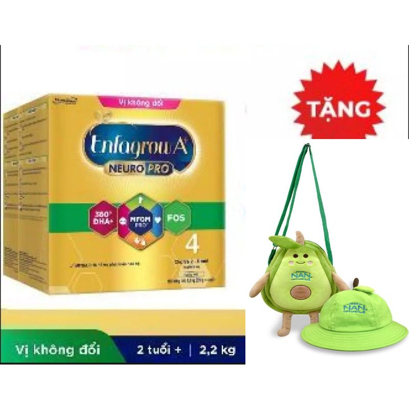 Sữa bột Enfa 4 hộp giấy 2kg2