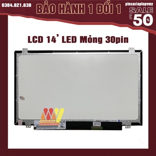 Mua  SALE HOT  Màn hình cho laptop 14 inch led mỏng slim 30 pin (HD/FULL HD) - Dùng cho HP dell lenovo Asus acer