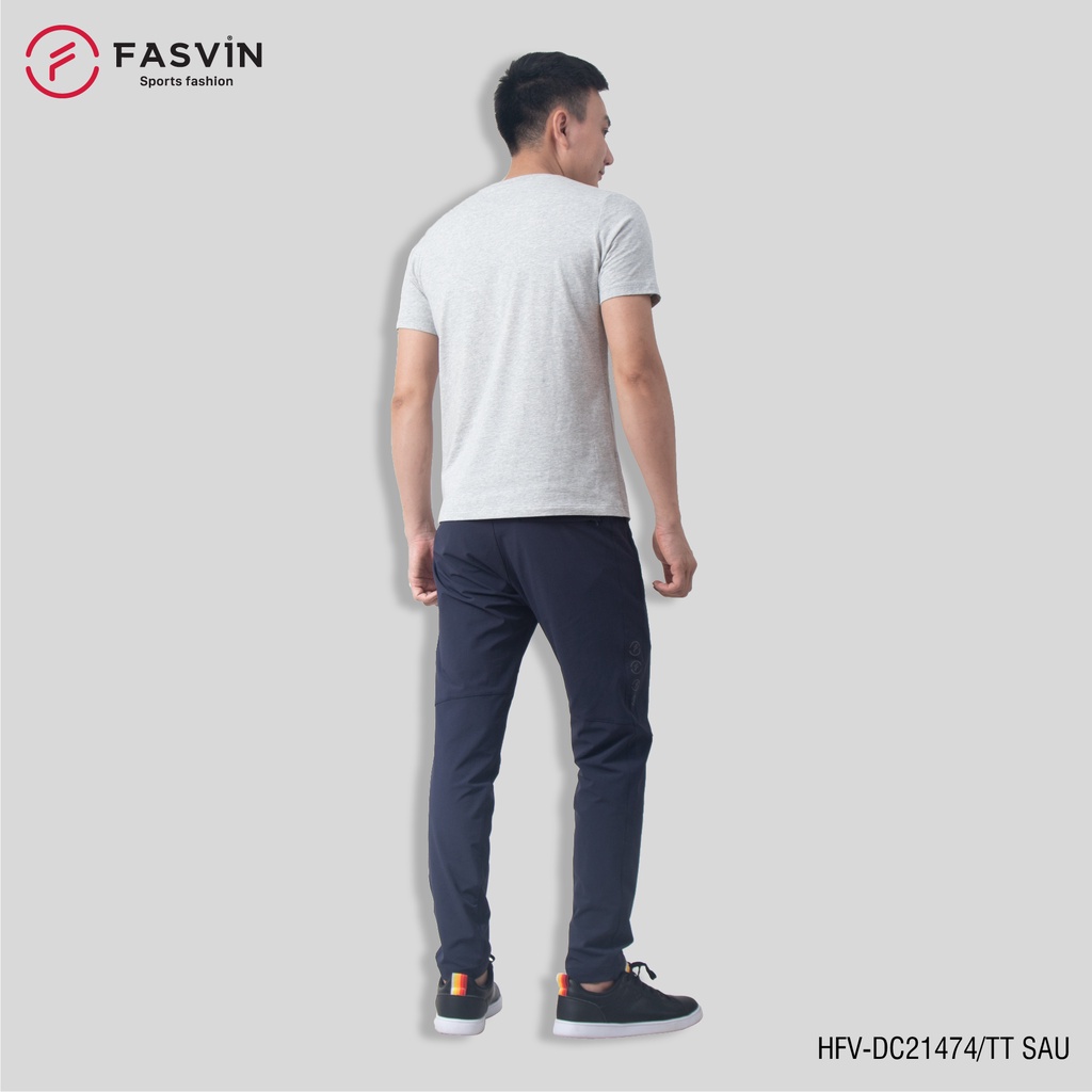 Quần thể thao nam Fasvin DC21474.HN ống suông vải gió đẹp mềm mại.