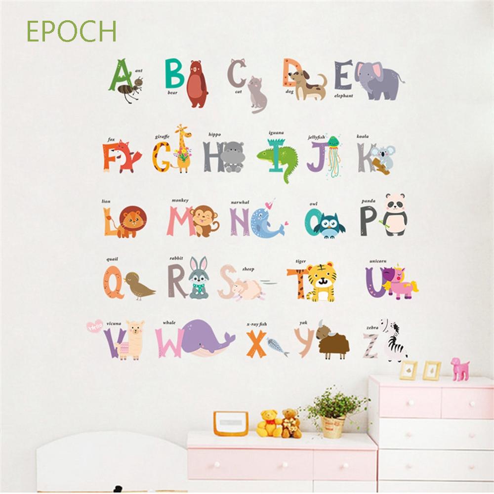 EPOCH Miếng Dán Tường Trang Trí 26 Chữ Cái Tiếng Anh Độc Đáo
