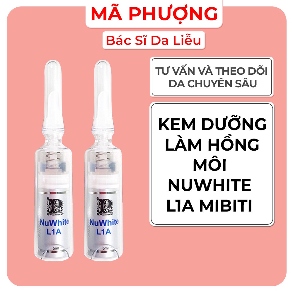 Kem giảm Thâm Nách,Làm hồng nhũ hoa,môi,vùng kín MIBITI PRUDENTE NUWHITE V1, H6, N1, L1A - Bác sĩ Mã Phượng
