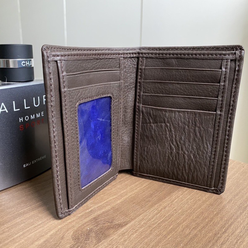 Ví da nam, bóp nam  đứng da bò Nappan nhập khẩu - fullbox