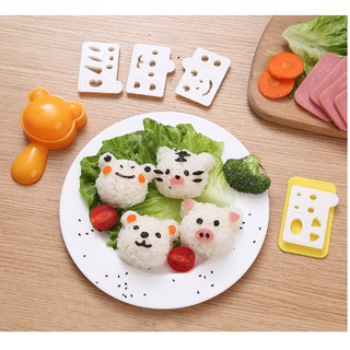 Khuôn cơm cho bé (khuôn bento) - đầu gấu
