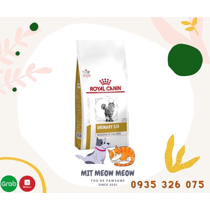 Royal Canin Cat Urinary S/O - Thức ăn hạt cho mèo bị sỏi thận 1.5kg