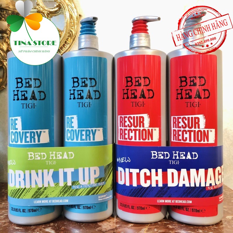 Miễn Ship🔥Cặp Dầu Gội Xả TIGI Đỏ, Xanh, Tím, Vàng 970ml, Mẫu Mới, Phục Hồi Tóc Hư Tổn, Giảm Gãy Rụng | Hàng Chính Hãng | BigBuy360 - bigbuy360.vn