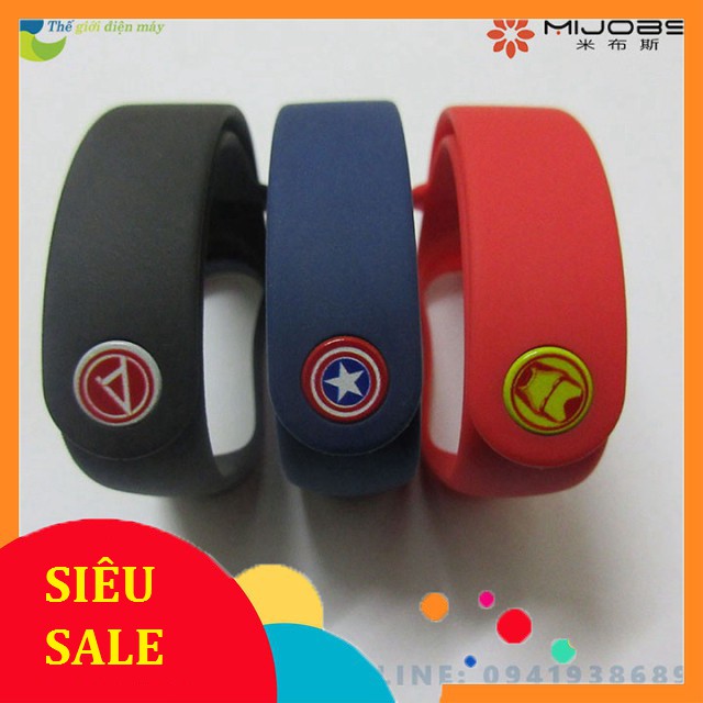 [SiêuRẻ] Dây đeo cao su phiên bản Avengers cho Mi Band 3, Mi Band 4 - Shop Thế giới điện máy .