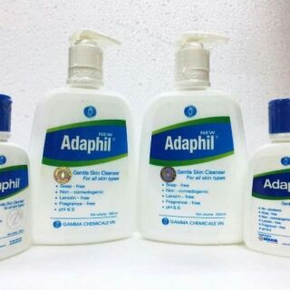 Sữa rửa mặt Adaphil - Không chất tạo bọt (chai 125ml/500ml)