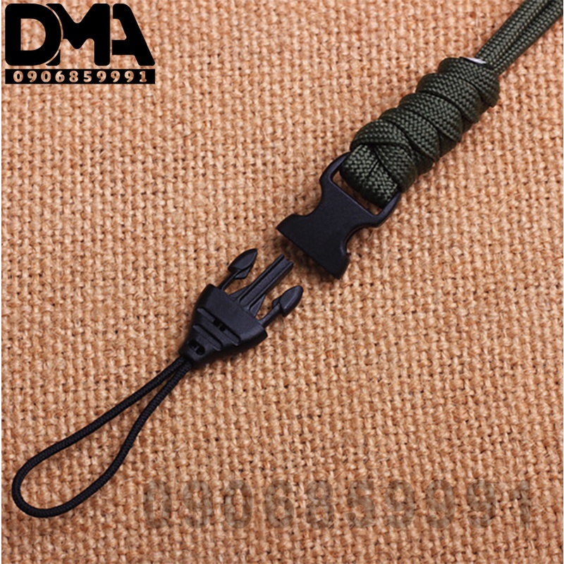 Dây paracord đeo đèn pin,đây treo phụ kiện dã ngoại EDC