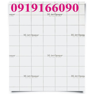 Giấy in chuyển nhiệt lên áo tối màu 3G-jet khổ A3 combo 10 tờ