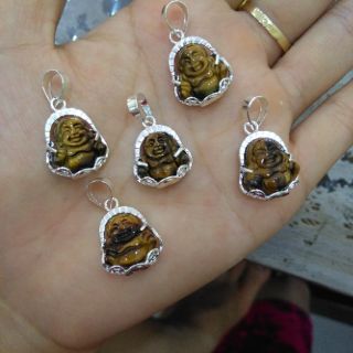 Mặt phật di lặc bọc bạc(đủ màu)_VAN Jw