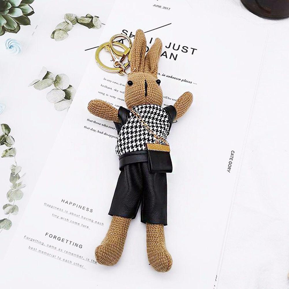 LANFY Móc Khóa Hình Thỏ Bông Đáng Yêu