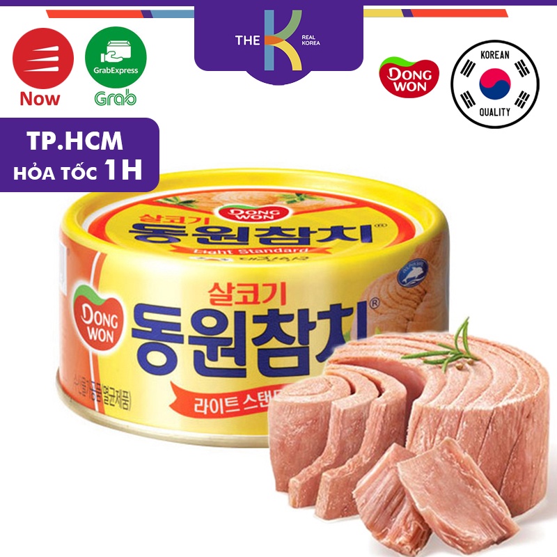 Cá Ngừ Dongwon Tuna đóng hộp 5 loại - 동원참치 5종(일반, 야채, 마요, 고추) - Hàng Nhập khẩu trực tiếp từ Hàn Quốc